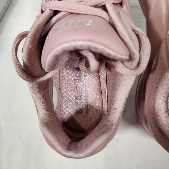 Skechers Uno 2 Women's Pink Sneakers - Picture 12 of 13